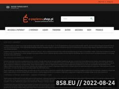 Miniaturka domeny e-papieros.shop.pl
