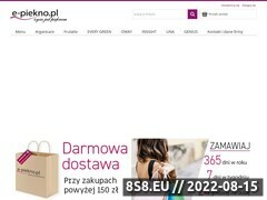 Miniaturka e-piekno.pl (Naturalne kosmetyki do włosów, ciała, stóp i twarzy)