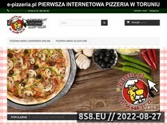 Miniaturka www.e-pizzeria.pl (E-pizzeria.pl Toruń - pierwsza wirtualna pizzeria)