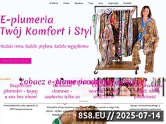Miniaturka e-plumeria.com.pl (Sklep z luksusową odzieżą plażową dla kobiet)