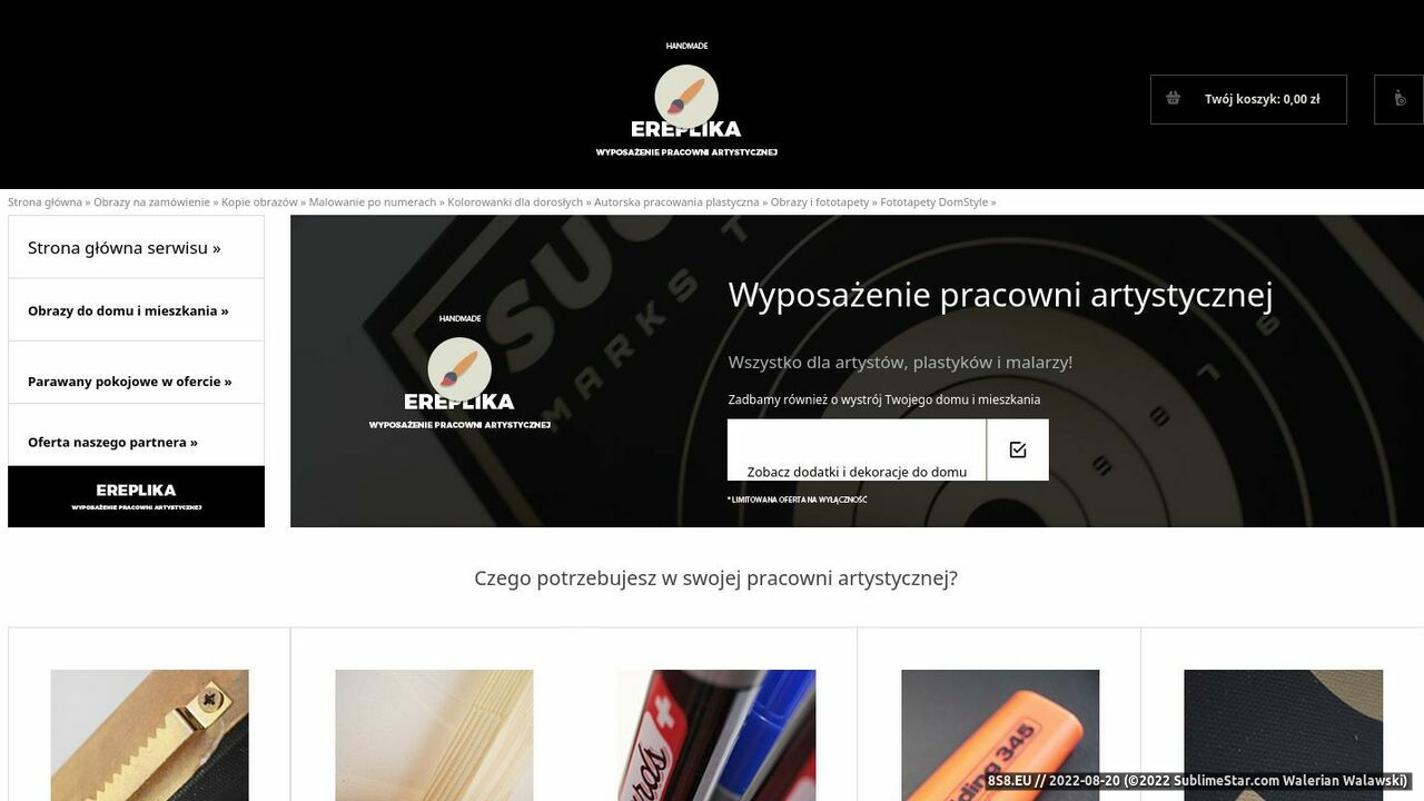 Autorska Pracownia Plastyczna Replika (strona e-replika.pl - Obrazy na zamówienie)