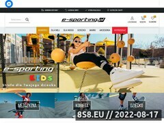 Miniaturka domeny e-sporting.pl