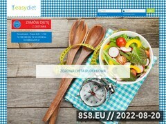 Zrzut strony EasyDiet - catering dietetyczny z dostawą do Twojego domu i biura.