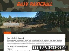 Zrzut strony Zawody paintballowe - Easypaintball.pl