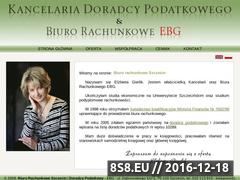 Miniaturka strony Biuro Rachunkowe Szczecin - EBG