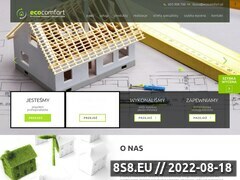 Miniaturka strony Ecocomfort.pl - rekuperator