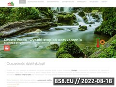 Zrzut strony Przydomowe oczyszczanie ciekw - monta oraz sprzeda - Ecodom