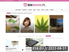 Miniaturka ecoheaven.pl (Naturalne farby do włosów sklep ECOHEAVEN)