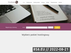 Miniaturka ecohost.pl (Hosting stron internetowych)