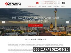 Miniaturka edenbus.com.pl (Przewozy do Niemiec z Wrocławia - przedsiębiorstwo Eden)