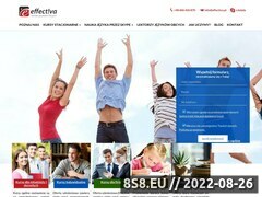 Miniaturka strony Nauka angielskiego online - Effectiva