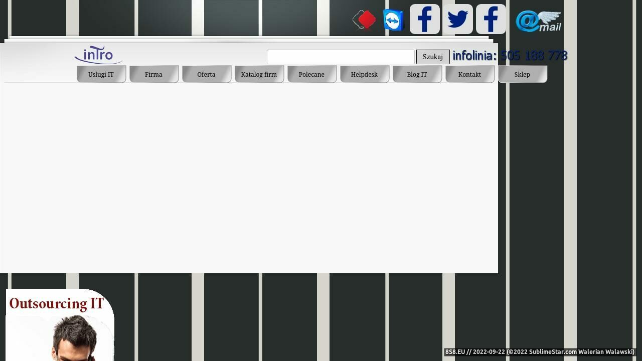 Zrzut ekranu Darmowe porady jak odzyskać dane, serwis IT