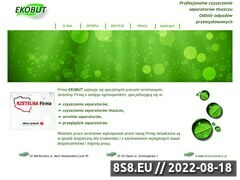 Miniaturka ekobut.pl (Czyszczenie, serwis i przegląd separatorów)