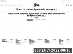 Miniaturka ekogram.pl (Sklep ze zdrową żywnością)