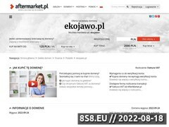 Miniaturka domeny ekojawo.pl