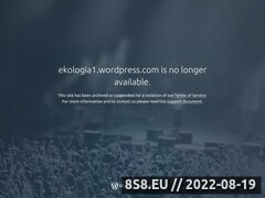Miniaturka domeny ekologia1.wordpress.com