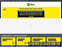 Miniaturka domeny ekologiczny.blox.pl