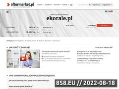Miniaturka domeny ekorale.pl
