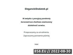 Miniaturka eleganckidodatek.pl (Dodatki stroju wieczorowego - ElekagnckiDodatek.pl)