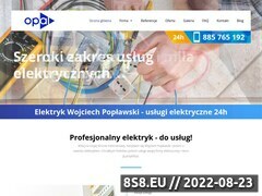 Zrzut strony Instalacje elektryczne Warszawa