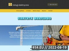 Miniaturka domeny www.elektryk-waw.pl