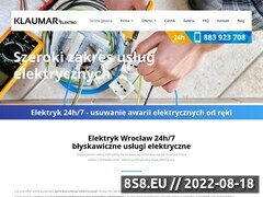 Miniaturka domeny elektryk-wroclaw.pl