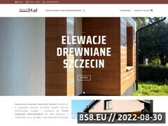 Miniaturka www.elewacjedrewniane24.pl (Podbitka <strong>drewniana</strong> i elewacje drewniane - Everwood)