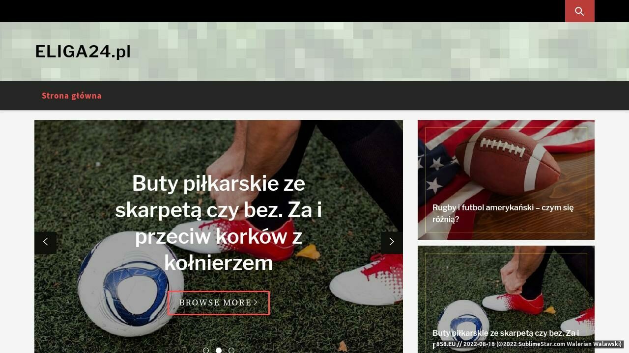 Zrzut ekranu Forum o wszystkich piłkarskich ligach - ELIGA24.pl