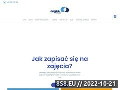 Miniaturka www.ence.pl (Szkoła językowa Ence oferuje kursy angielskiego)