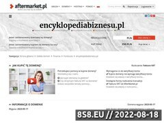 Miniaturka encyklopediabiznesu.pl (<strong>encyklopedia</strong> Biznesu: e-biznes, marketing, branding i PR)