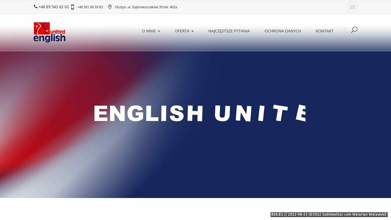Biuro Tłumaczeń English United (strona www.englishunited.pl - Englishunited.pl)
