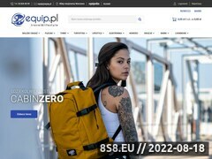 Zrzut strony Equip.pl - plecaki, walizki, torby