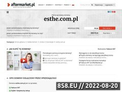 Miniaturka domeny www.esthe.com.pl