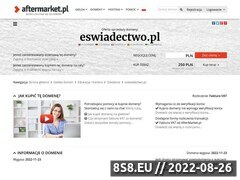 Miniaturka domeny www.eswiadectwo.pl