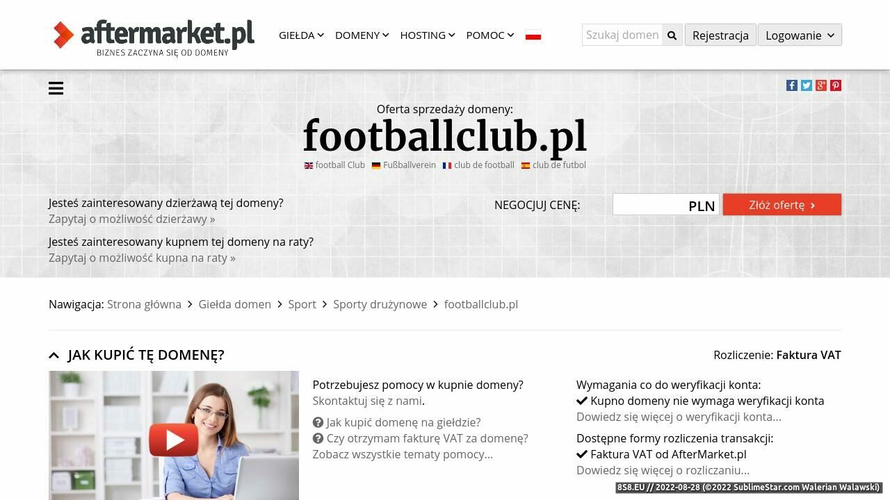 Zrzut ekranu Euro 2012 - FootballClub.pl