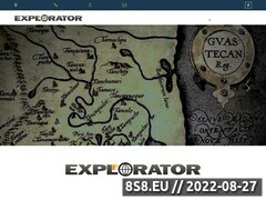 Miniaturka strony Oficjalna strona kwartalnika Explorer.
