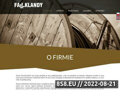 Miniaturka strony Fallklandy - produkcja bbnw kablowych, tarcicy, palet i opakowa
