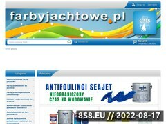 Miniaturka strony Farbyjachtowe.pl - farby i lakiery jachtowe. rodki do remontw odzi i jachtw.