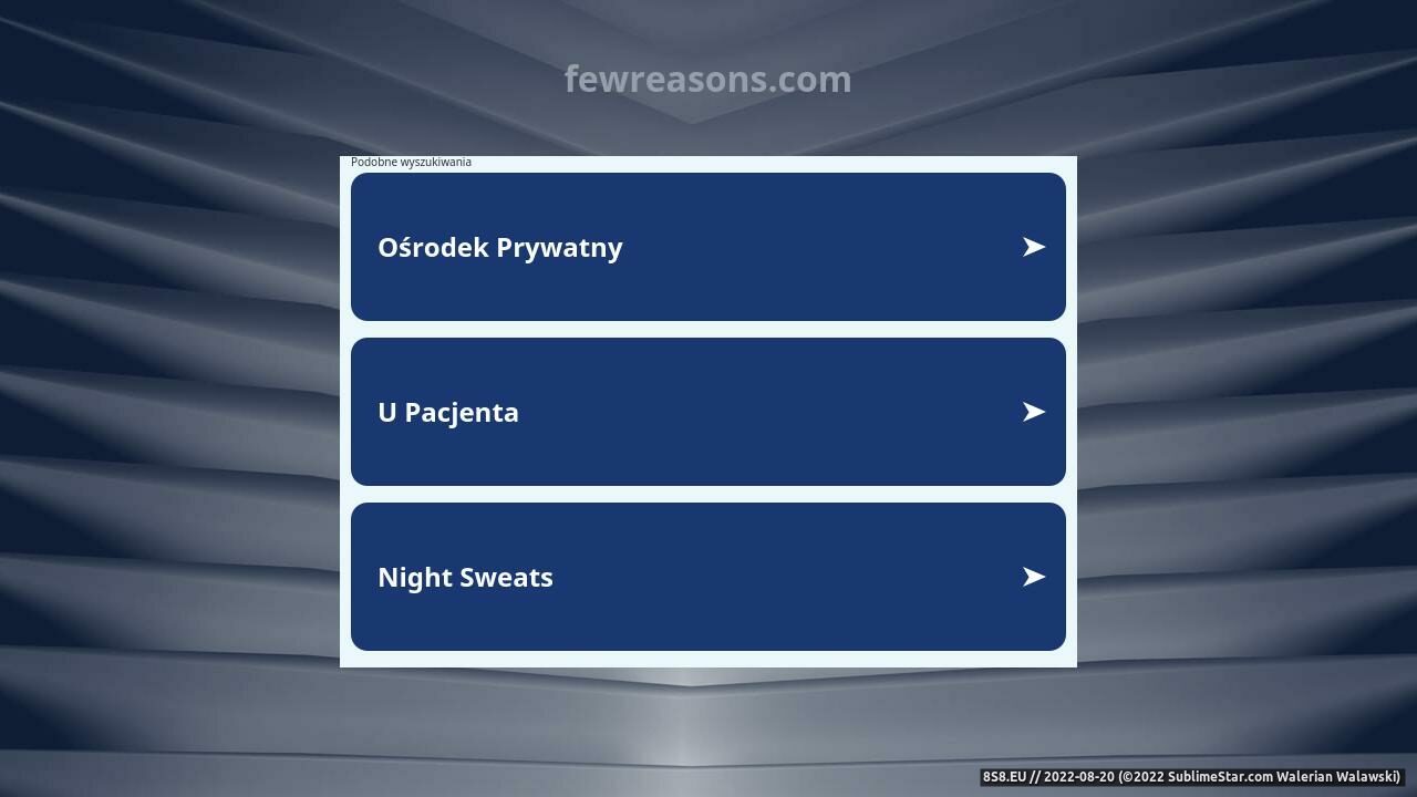 Badania | szkolenia | e-marketing | usability (strona www.fewreasons.com - Fewreasons.com)