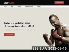 Miniaturka www.fightcard.pl (Fightcard - polskie i światowe MMA)
