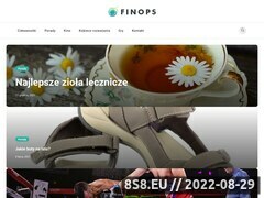 Zrzut strony Portal rozrywkowy Finops