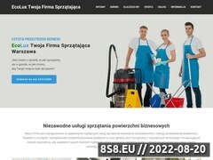 Zrzut strony Pranie wykładzin dywanowych - ECOLUX firma sprzątająca Warszawa