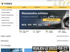 Miniaturka www.fonex.pl (Monitoring i systemy alarmowe)