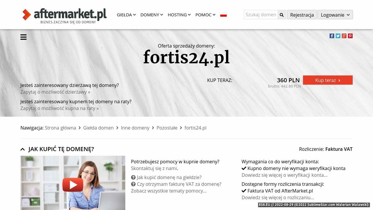 Drukarnia internetowa - wydruki z domu lub biura (strona fortis24.pl - FORTIS - Drukarnia Online)