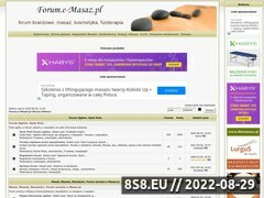 Miniaturka domeny forum.e-masaz.pl