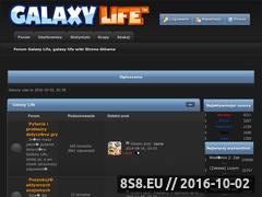 Miniaturka forumgalaxylife.pl (Polskie forum gry Galaxy Life)
