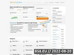 Miniaturka forumoteka.pl (Załóż forum dyskusyjne phpBB za darmo)
