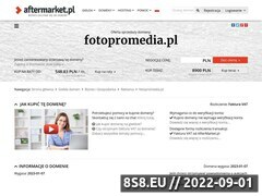 Miniaturka domeny www.fotopromedia.pl
