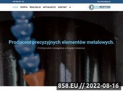 Miniaturka fphbertom.pl (Produkcja elementów stalowych i toczenie CNC)