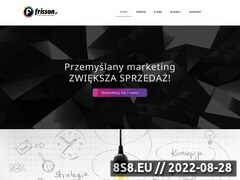 Miniaturka www.frisson.pl (Agencja reklamowa <strong>jasło</strong> - Frisson)